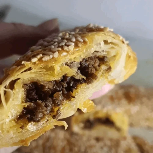 Ground Beef Puff Pastry recipe