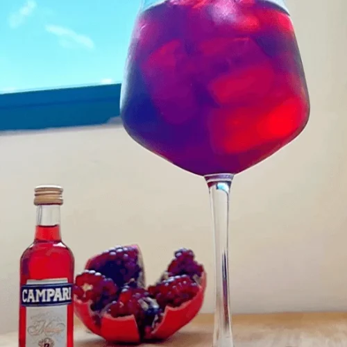 Campari Pomegranate Cocktail recipe