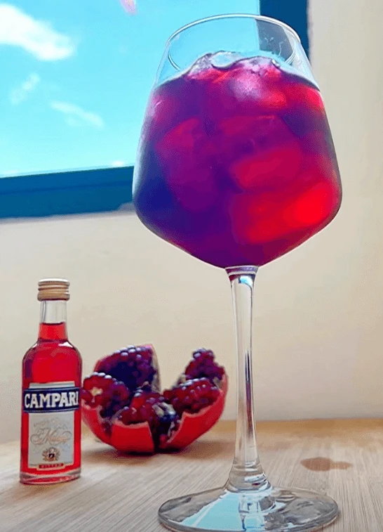 Campari Pomegranate Cocktail recipe