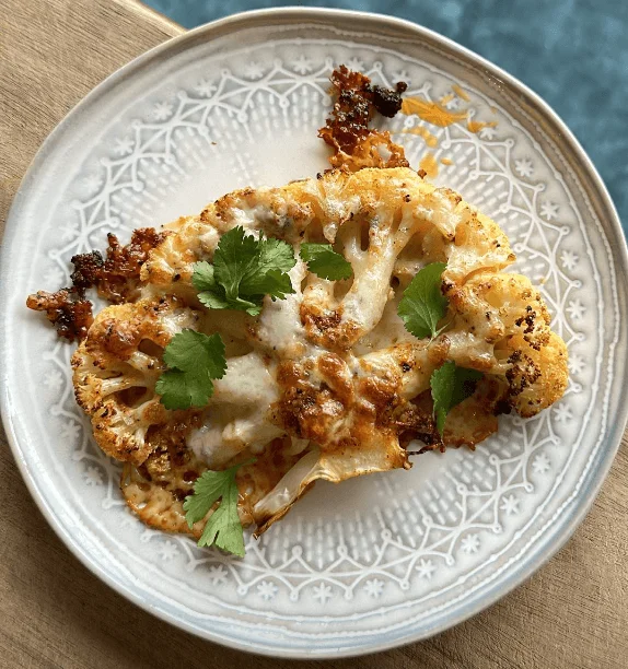 Cheesy Cauliflower Steaks recipe