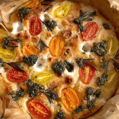 Caprese Focaccia recipe