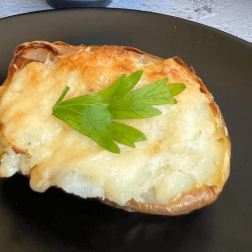 Baked stuffed potato skins recipe