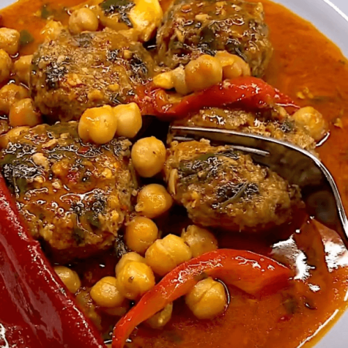 Meatball Chickpea Stew recipe