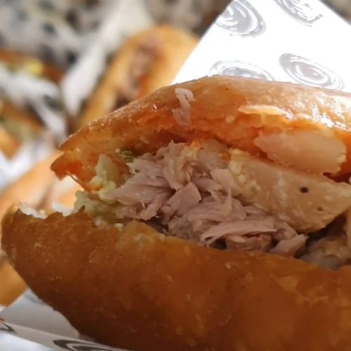 Tunisian Fricassee Sandwich recipe