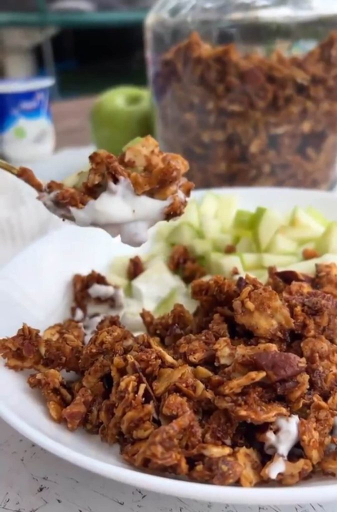 Honey Nut Passover Granola recipe