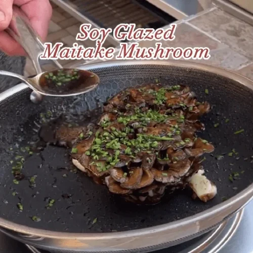 Soy Glazed Maitake Mushrooms recipe