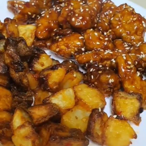 crispy sesame Chicken recipe
