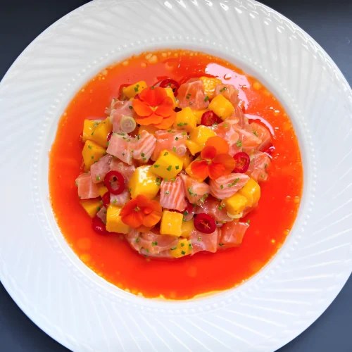 Mango Salmon Ceviche recipe