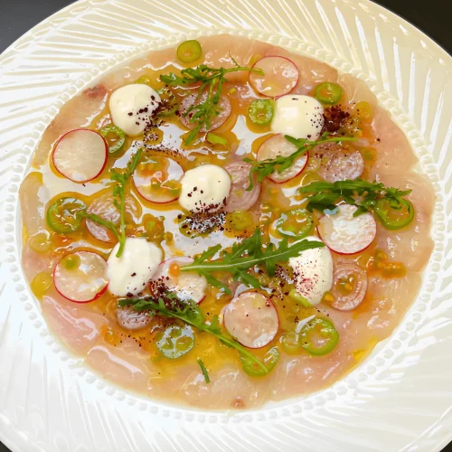 amberjack carpaccio recipe