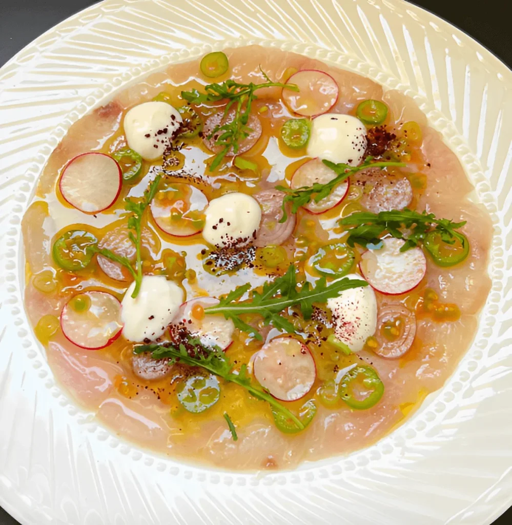 amberjack carpaccio recipe