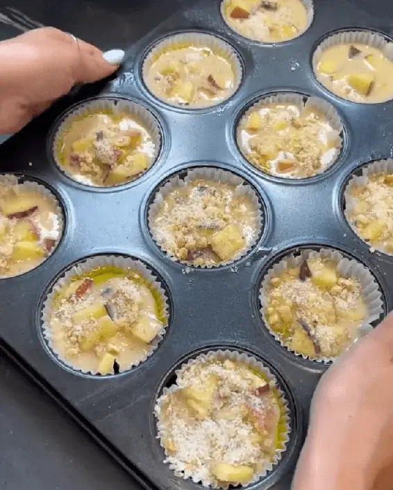 peach muffins recipe