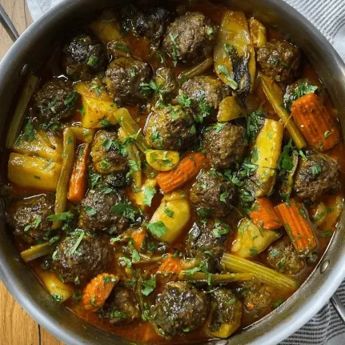 Moroccan Meatball Stew recipe