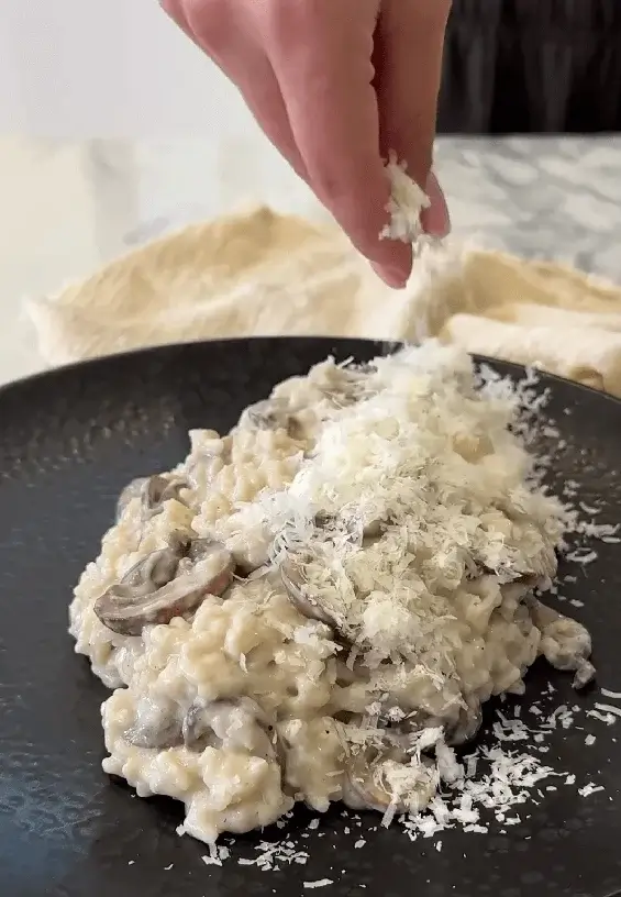 creamy risotto with mushrooms recipe
