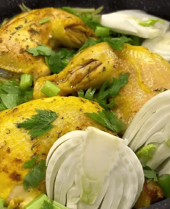 chicken with fennel and onions recipe
