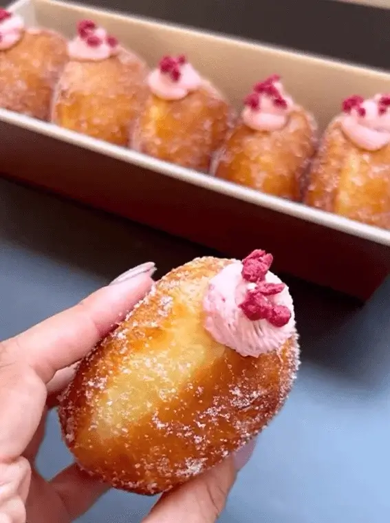 homemade raspberry filled donuts recipe