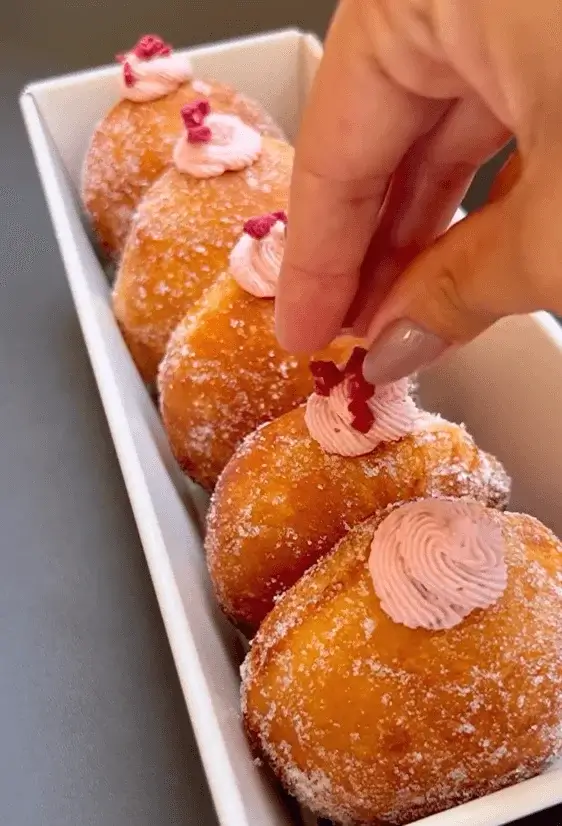 homemade raspberry filled donuts recipe