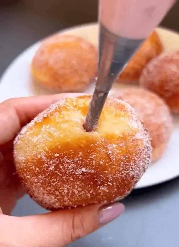 homemade raspberry filled donuts recipe