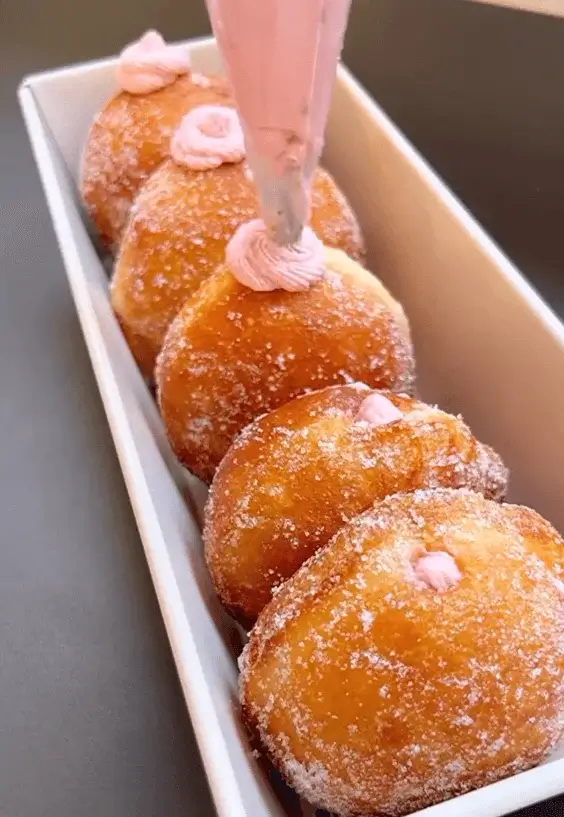 homemade raspberry filled donuts recipe