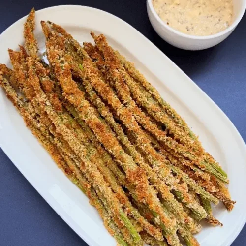 Parmesan Crusted Asparagus Fries Recipe