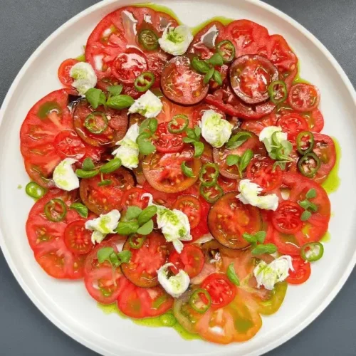 heirloom tomato carpaccio recipe