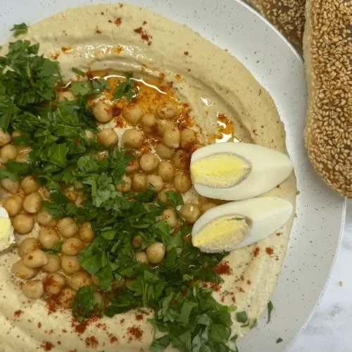 Jerusalem bagels and hummus recipe from scratch