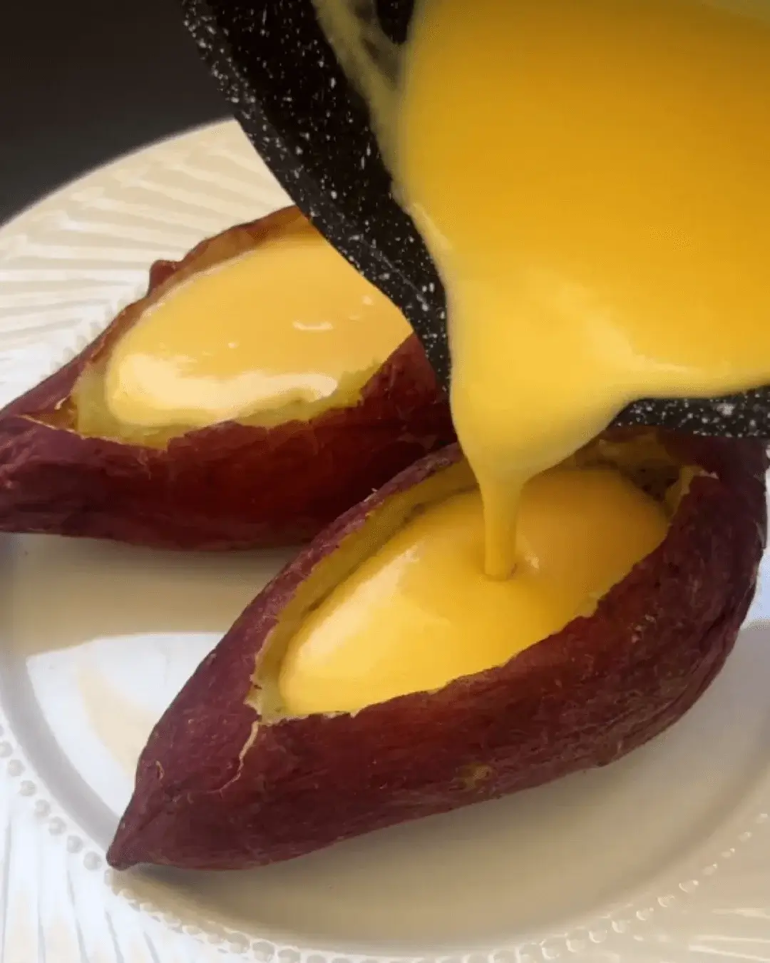 Japanese sweet potato creme brulee recipe