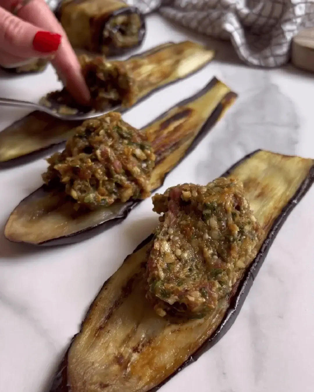 easy recipe for stuffed eggplant