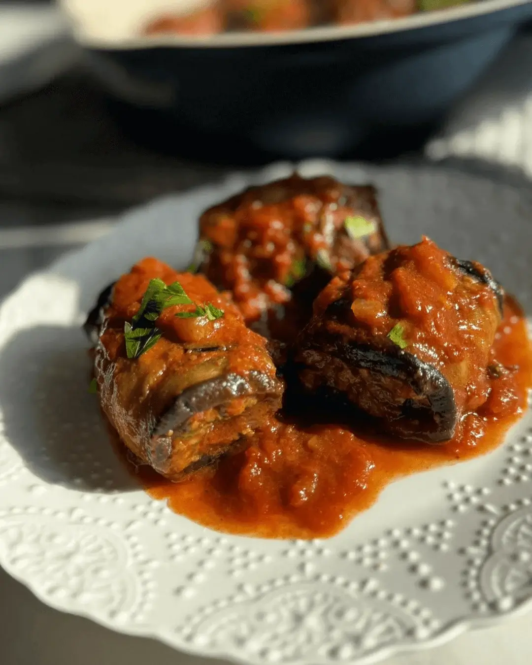 easy recipe for stuffed eggplant