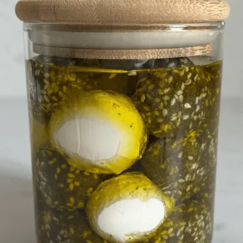 zaatar labneh balls recipe