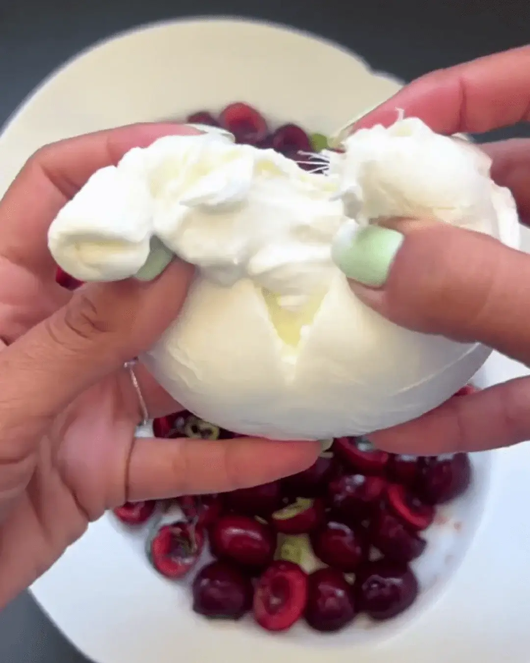 cherry burrata salad recipe