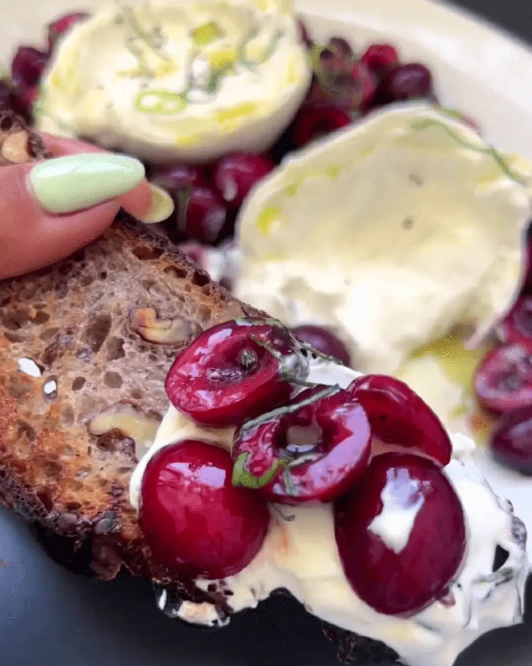 cherry burrata salad recipe