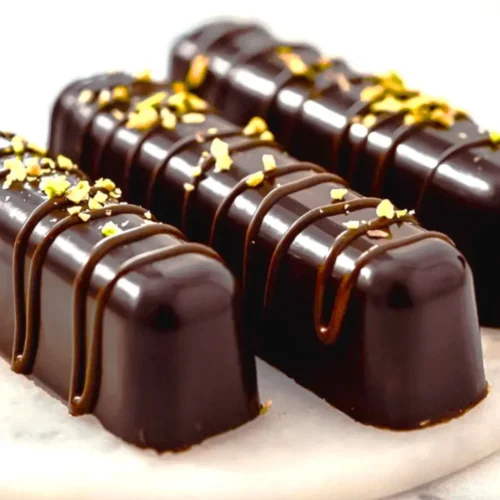 chocolate bar with pistachio filling recipe