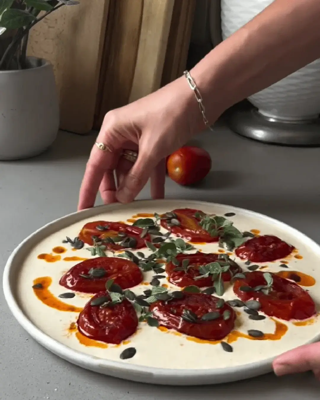 roasted tomatoes appetizer recipe