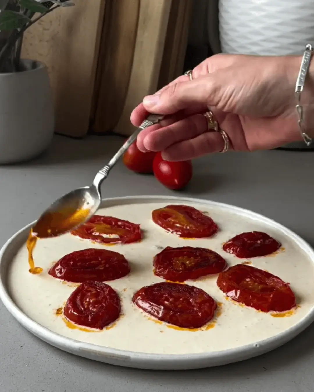 roasted tomatoes appetizer recipe