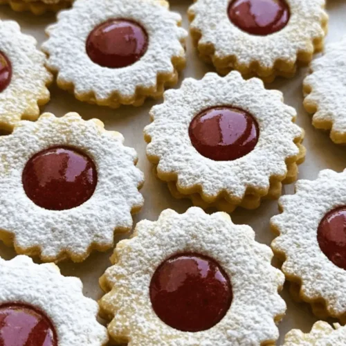 strawberry jam butter cookies recipe