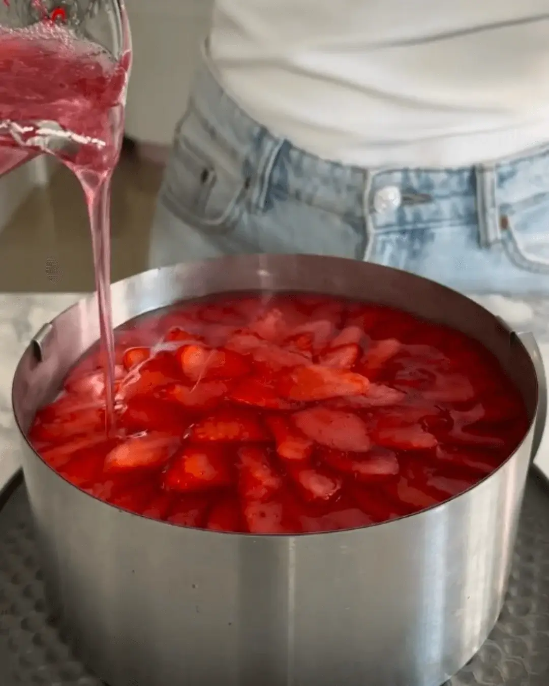 strawberry jelly cake recipe