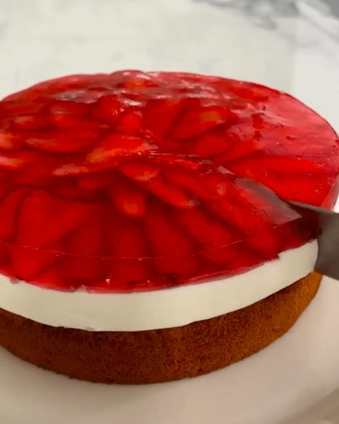 strawberry jelly cake recipe