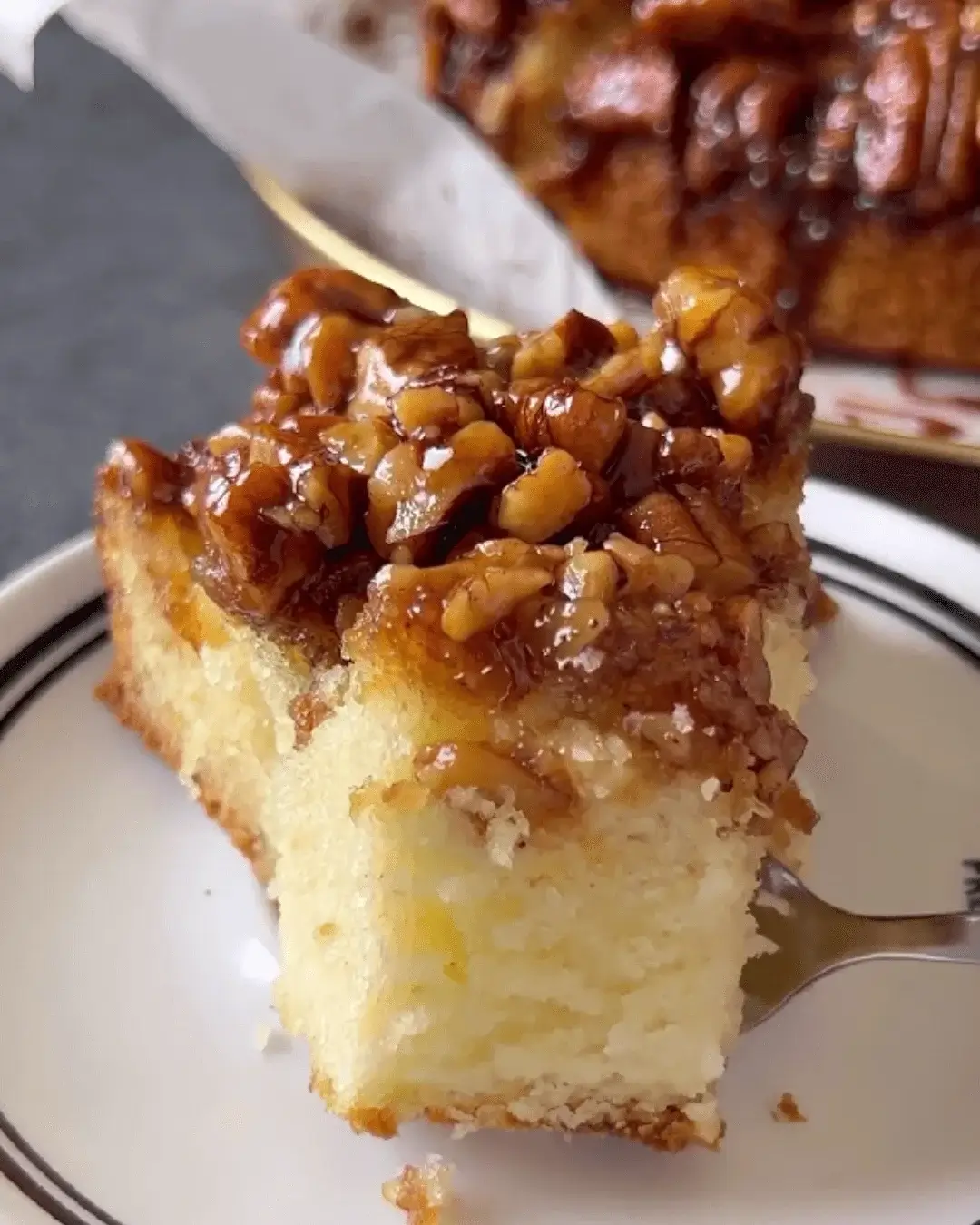 upside down caramel pecan cake recipe