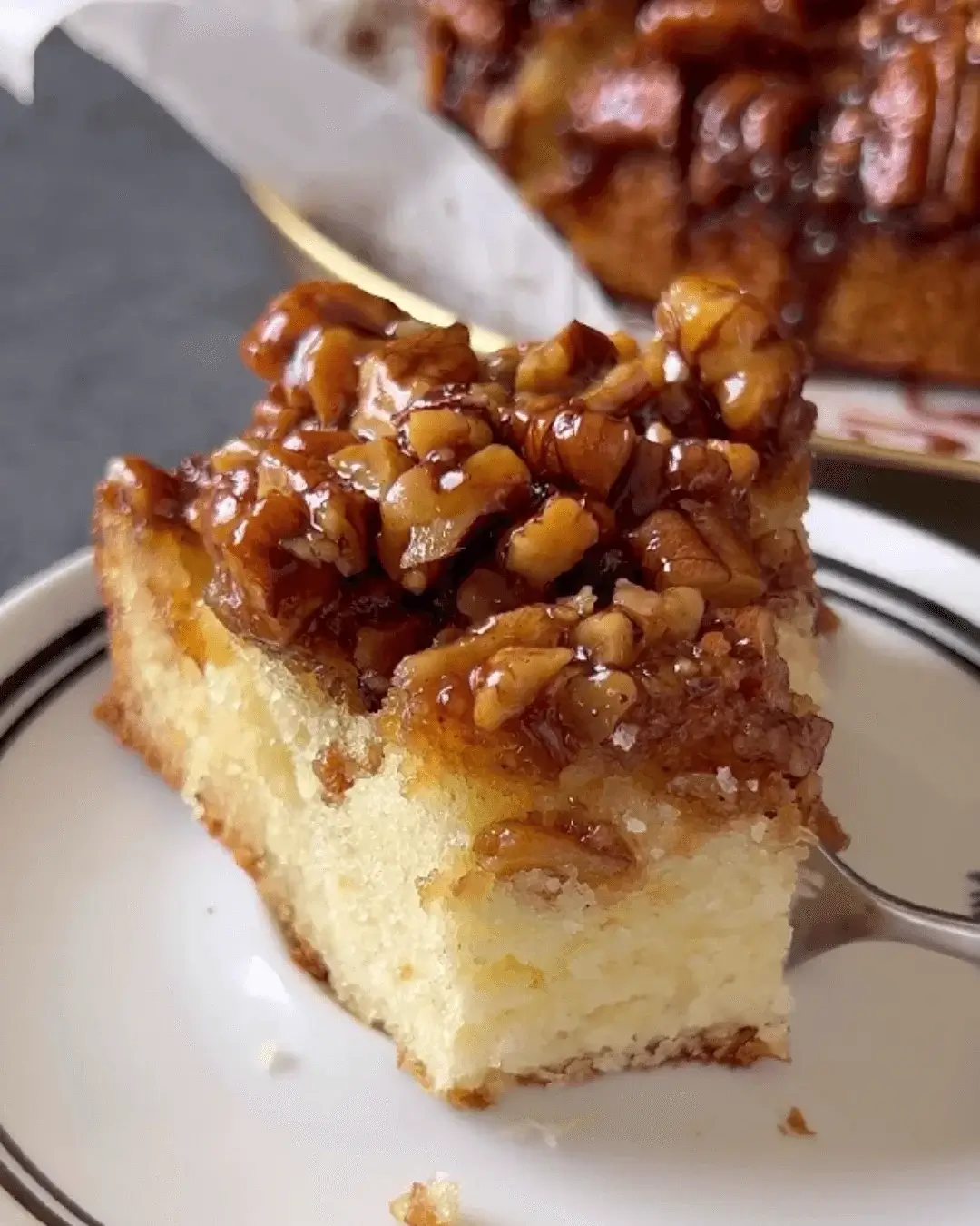 upside down caramel pecan cake recipe