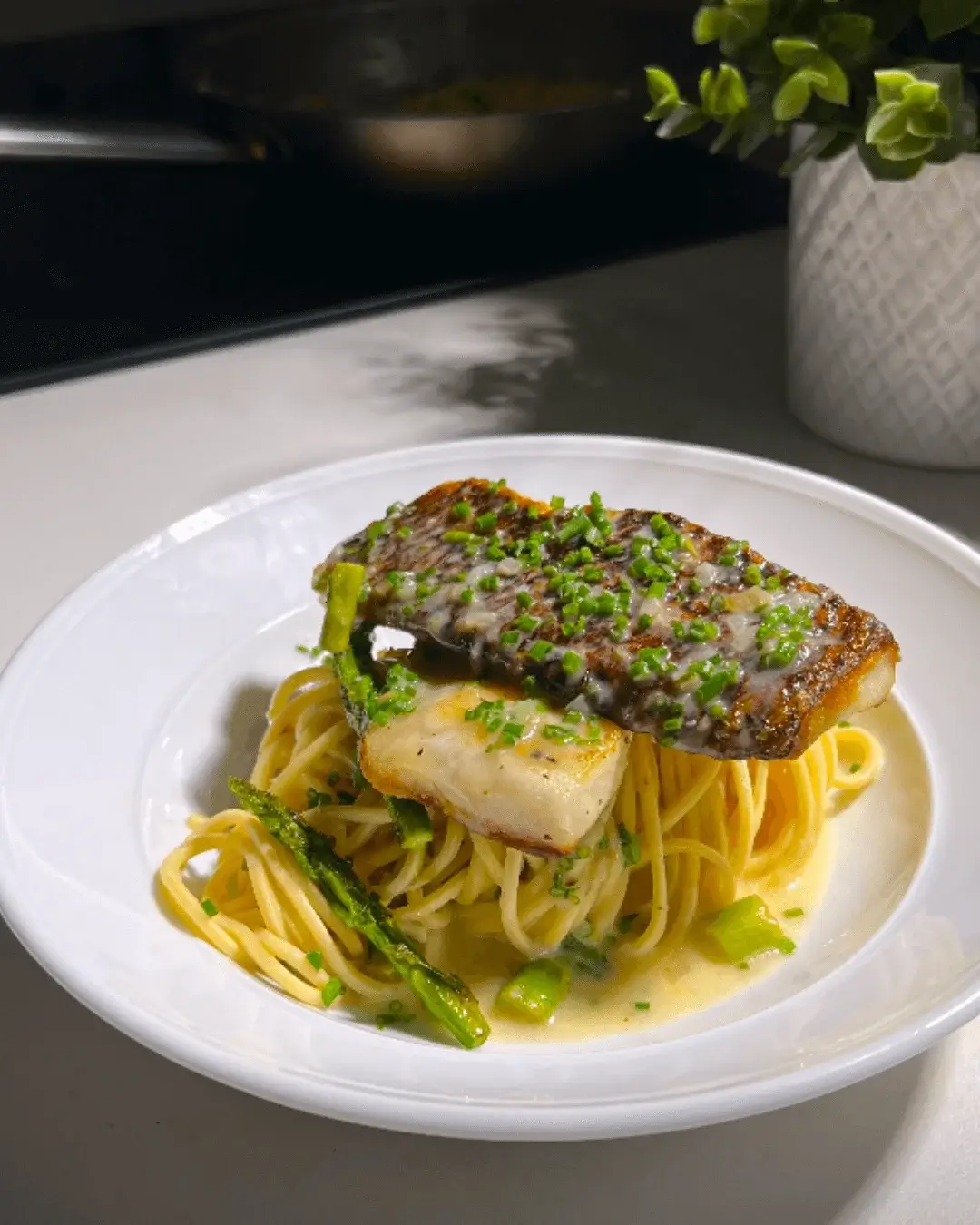 fish and pasta recipe