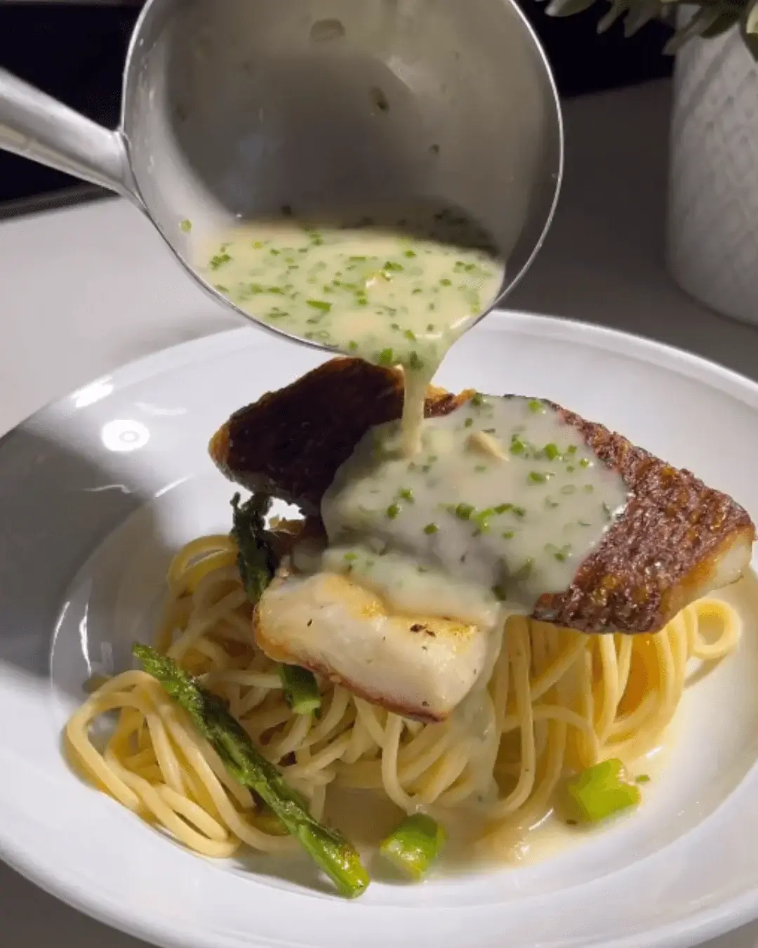 fish and pasta recipe