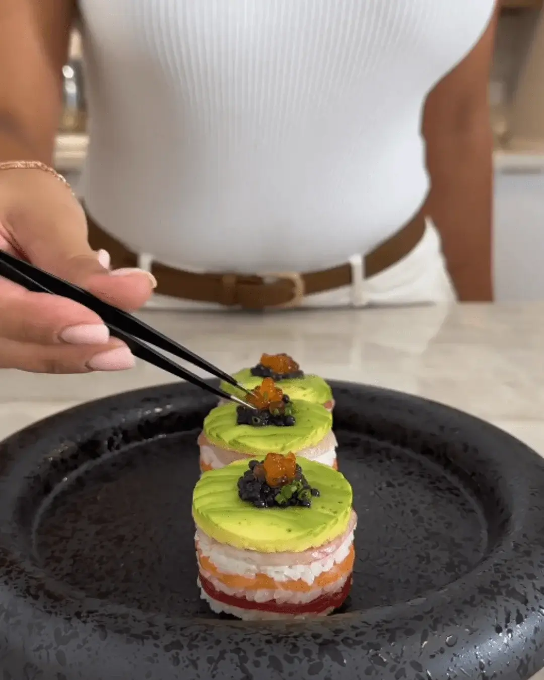 layered sushi recipe