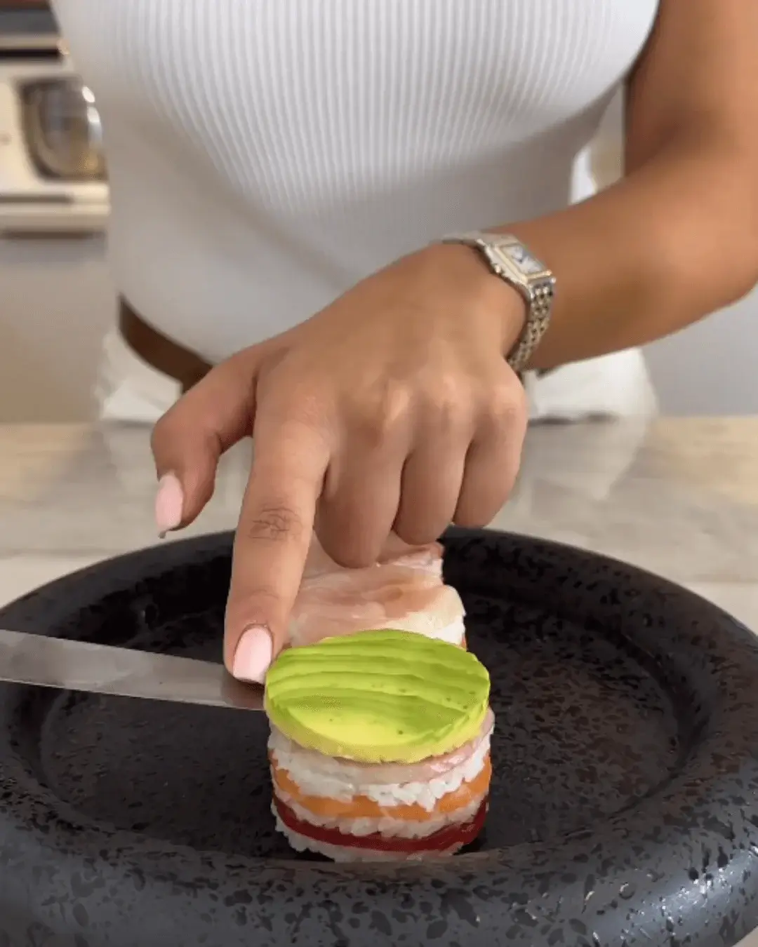 layered sushi recipe