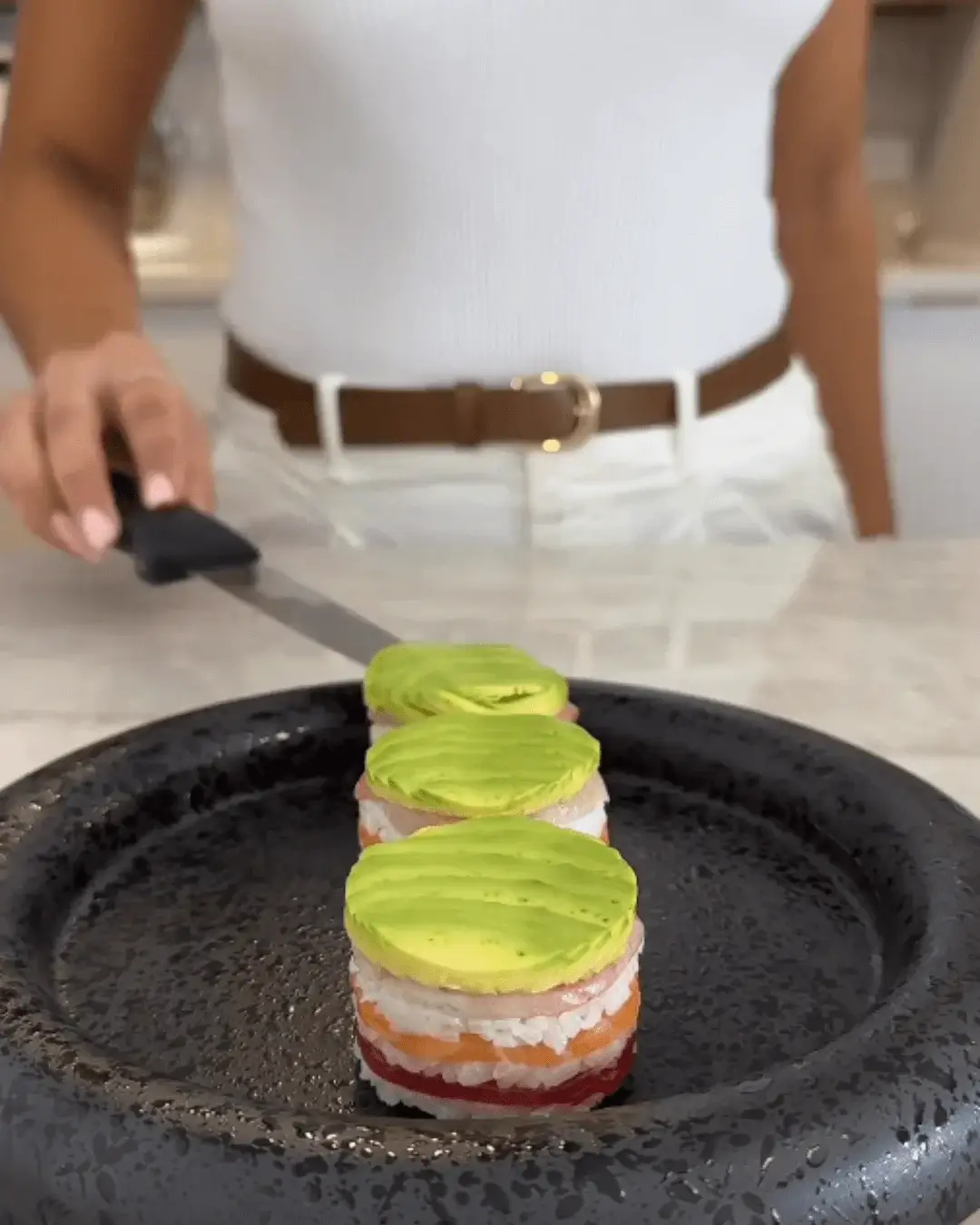 layered sushi recipe