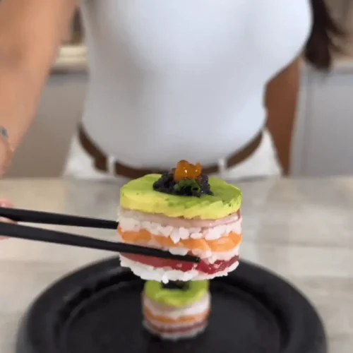 layered sushi recipe