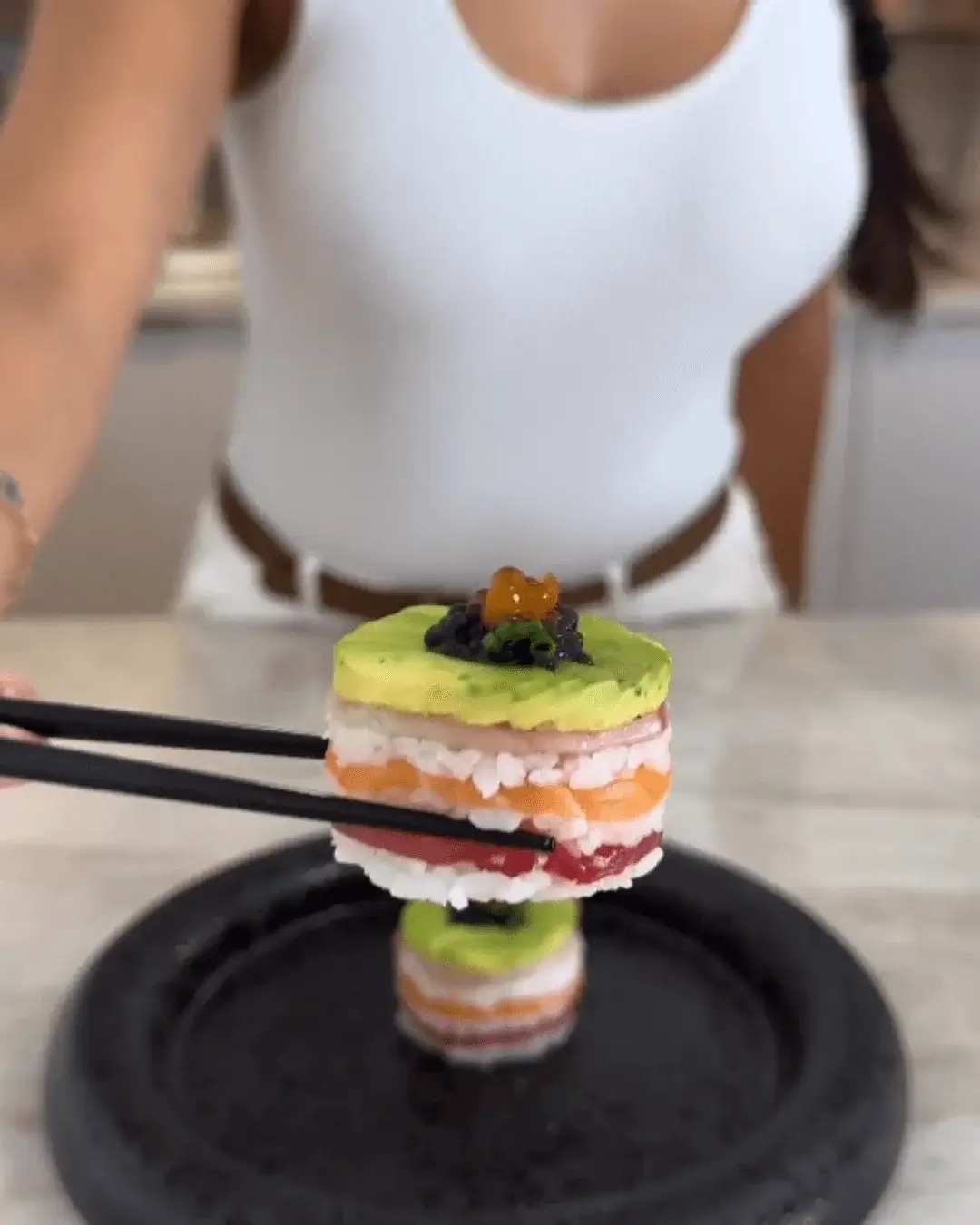 layered sushi recipe