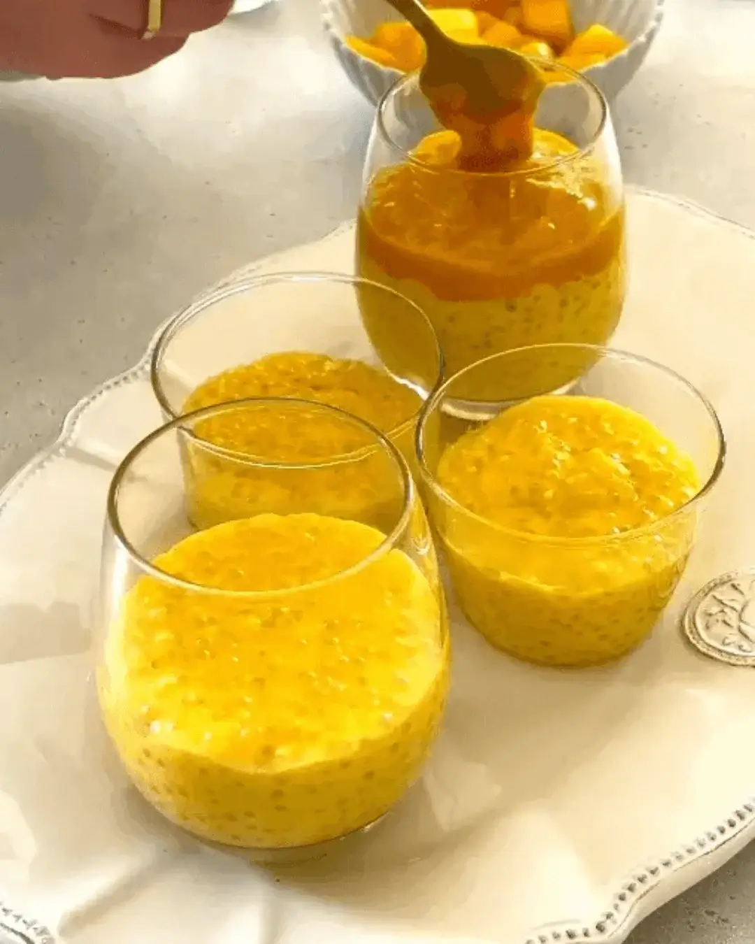 mango tapioca pudding recipe