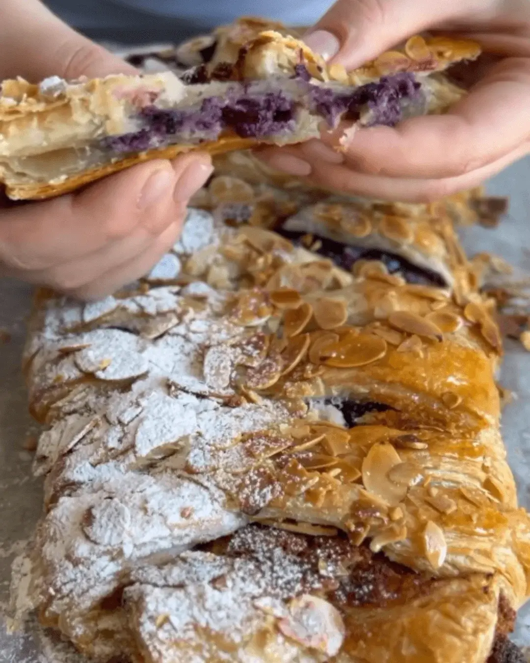 puff pastry with almond filling recipe