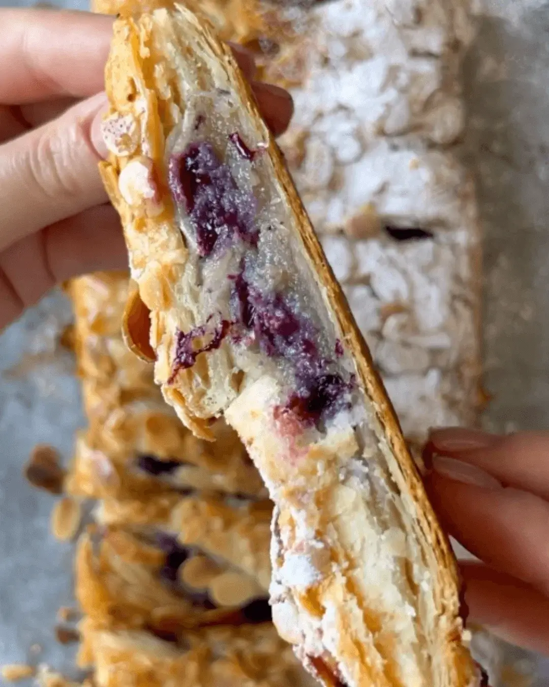 puff pastry with almond filling recipe