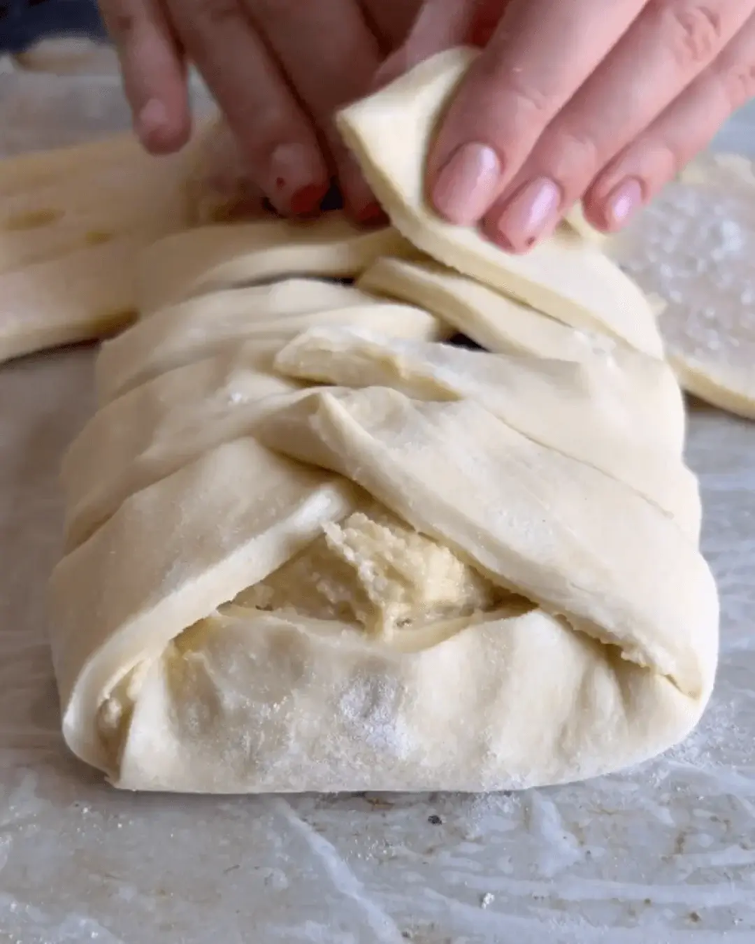 puff pastry with almond filling recipe